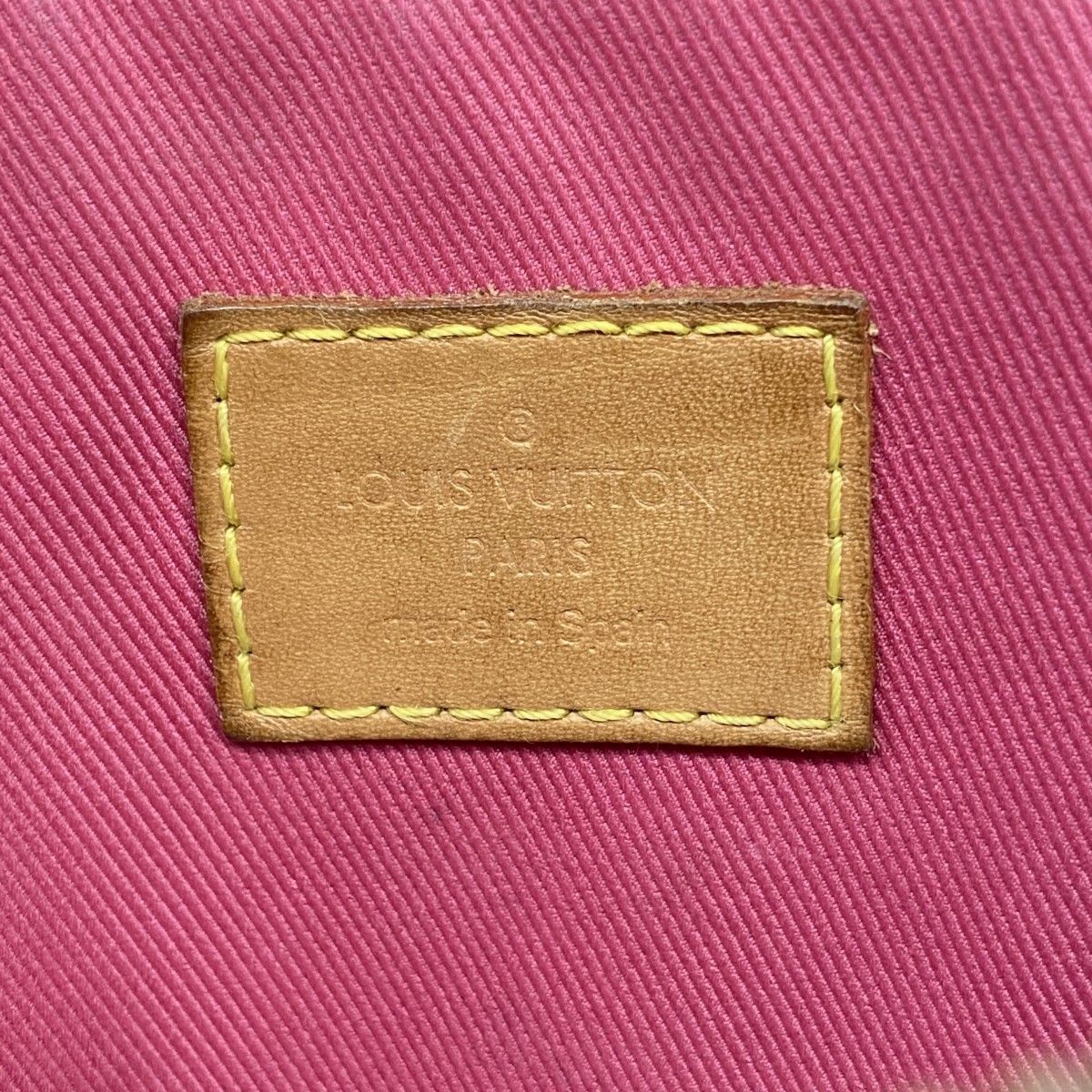 Louis Vuitton Shoulder Bag Monogram Loretta Brown Hot Pink — view 5
