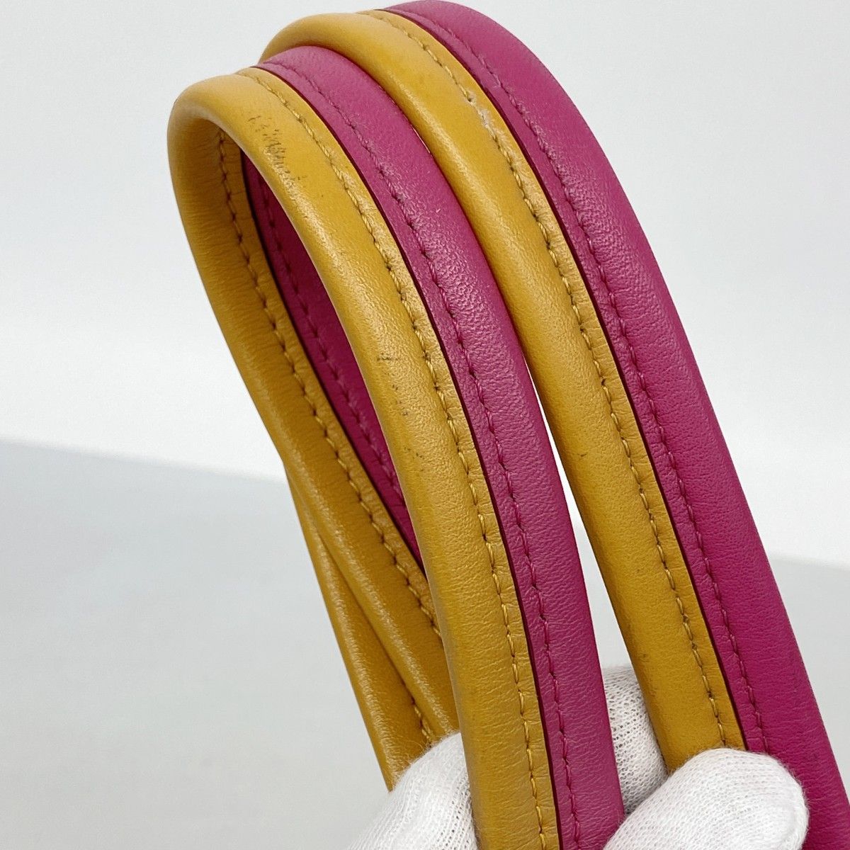 Louis Vuitton Shoulder Bag Monogram Loretta Brown Hot Pink — view 9