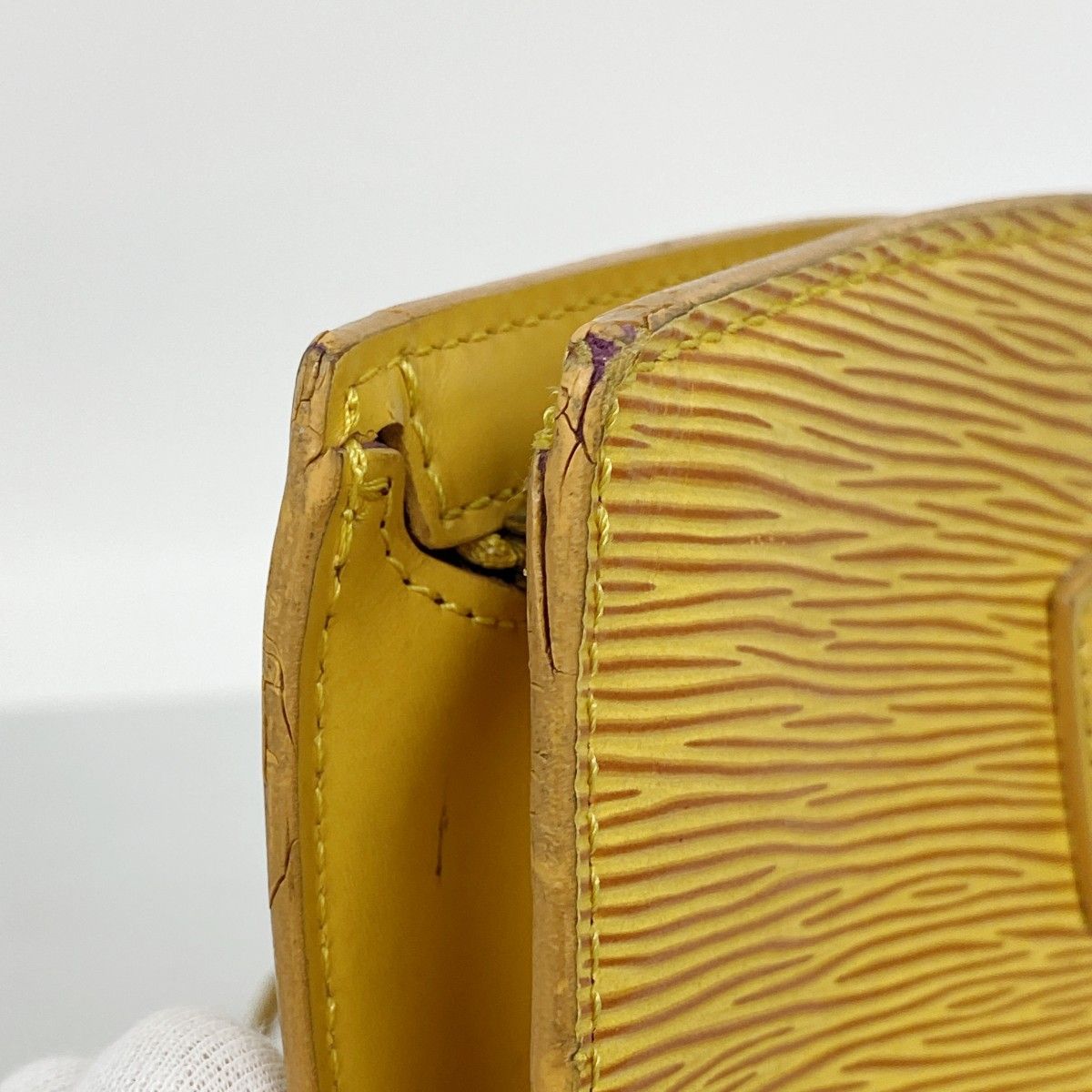Louis Vuitton Handbag Epi Saint Jacques Jaune — view 8
