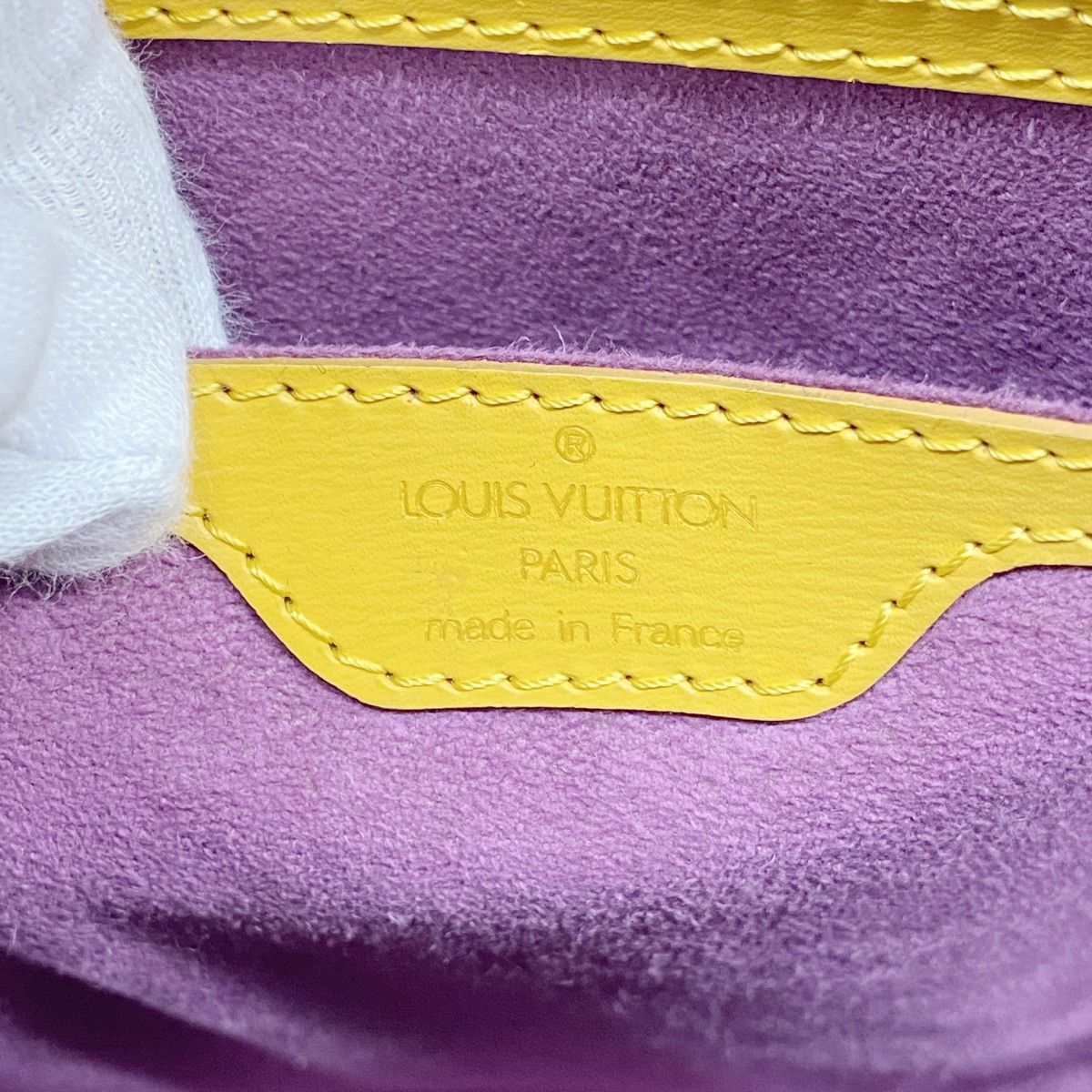 Louis Vuitton Handbag Epi Saint Jacques Jaune — view 5