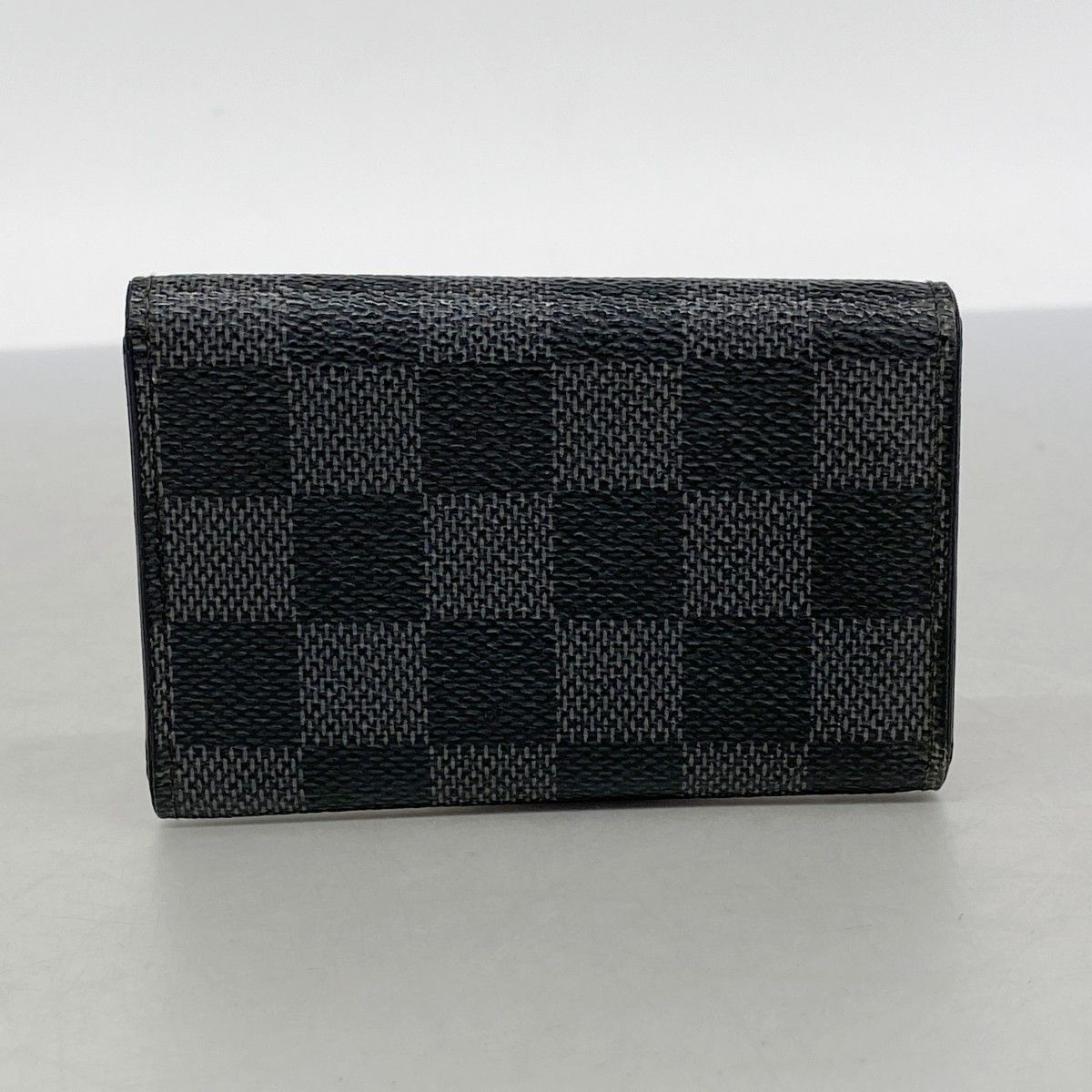 Louis Vuitton Key Case Damier Graphite Multicles 6 Black Key Holder — view 7