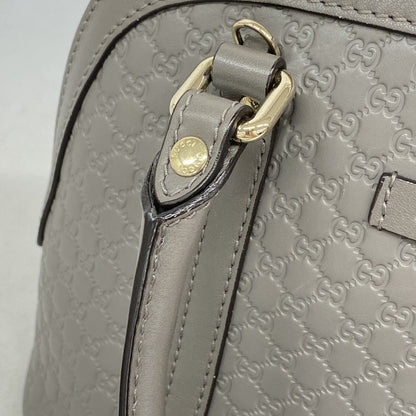 Gucci Handbag Guccissima Leather Gray Gold 2-Way — view 7