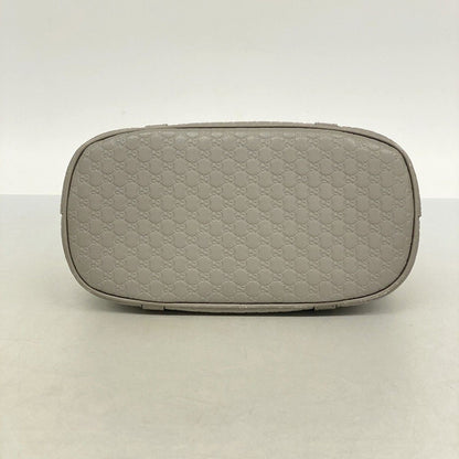 Gucci Handbag Guccissima Leather Gray Gold 2-Way — view 3