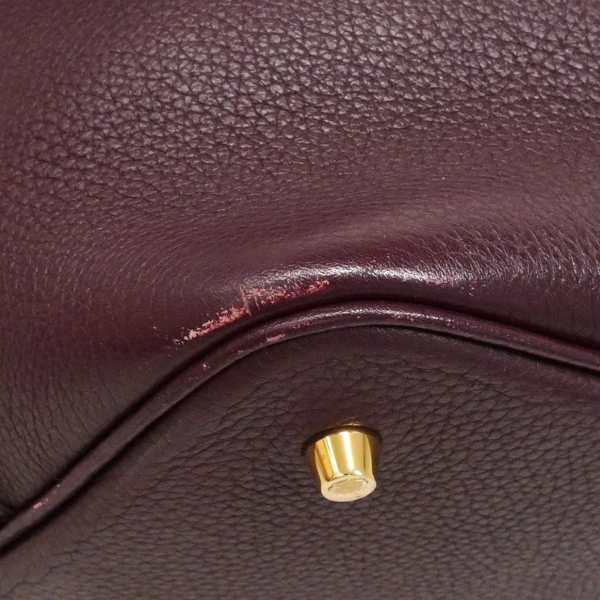 Hermes Handbag Picotin Lock Eclat MM Taurillon Clemence Swift Purun Orange — view 6
