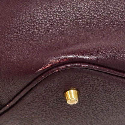 Hermes Handbag Picotin Lock Eclat MM Taurillon Clemence Swift Purun Orange — view 6
