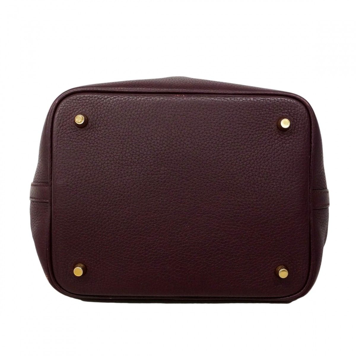 Hermes Handbag Picotin Lock Eclat MM Taurillon Clemence Swift Purun Orange — view 3
