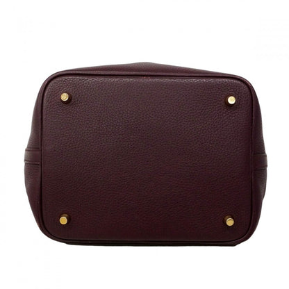 Hermes Handbag Picotin Lock Eclat MM Taurillon Clemence Swift Purun Orange — view 3