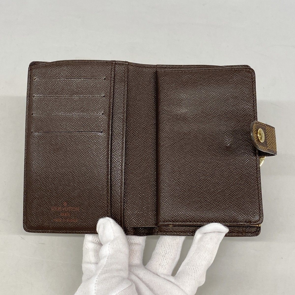 Louis Vuitton Wallet Damier Porte-Monnaie Viennois Ebene — view 3