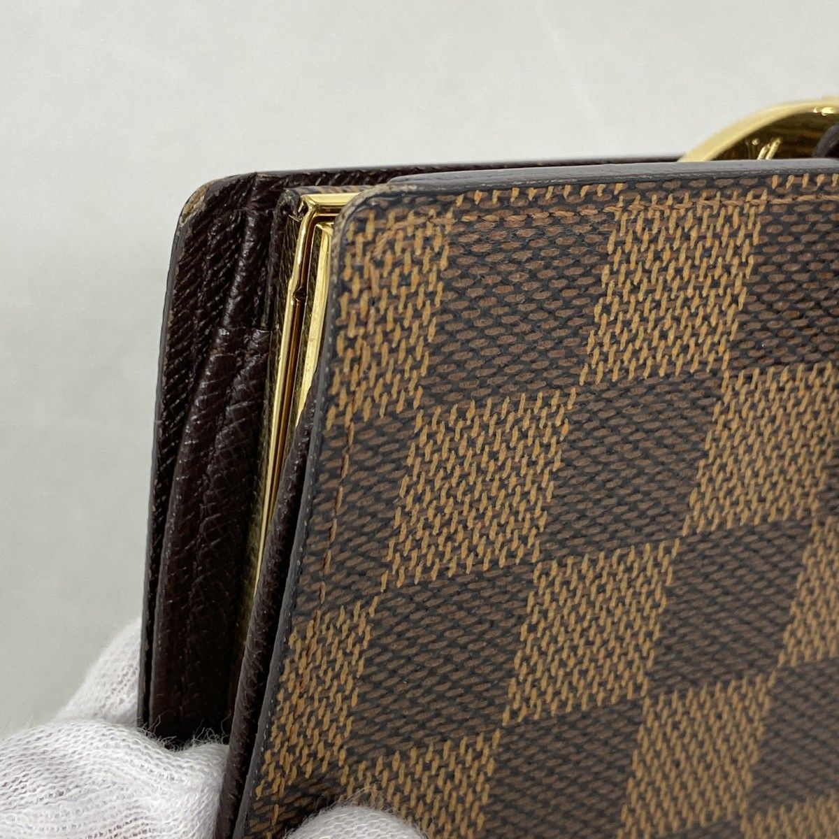 Louis Vuitton Wallet Damier Porte-Monnaie Viennois Ebene — view 6
