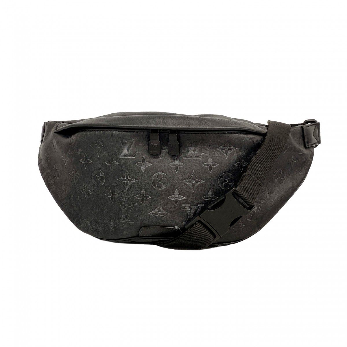 Louis Vuitton Belt Bag Monogram Shadow Discovery PM Black