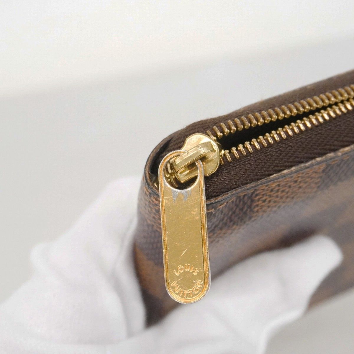 Louis Vuitton Coin Case Damier Zippy Purse Ebene — view 8