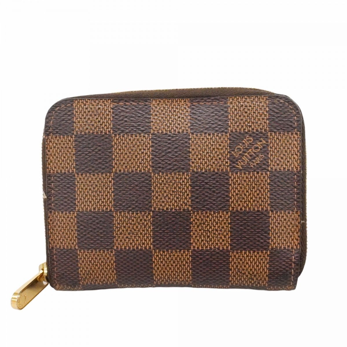 Louis Vuitton Coin Case Damier Zippy Purse Ebene