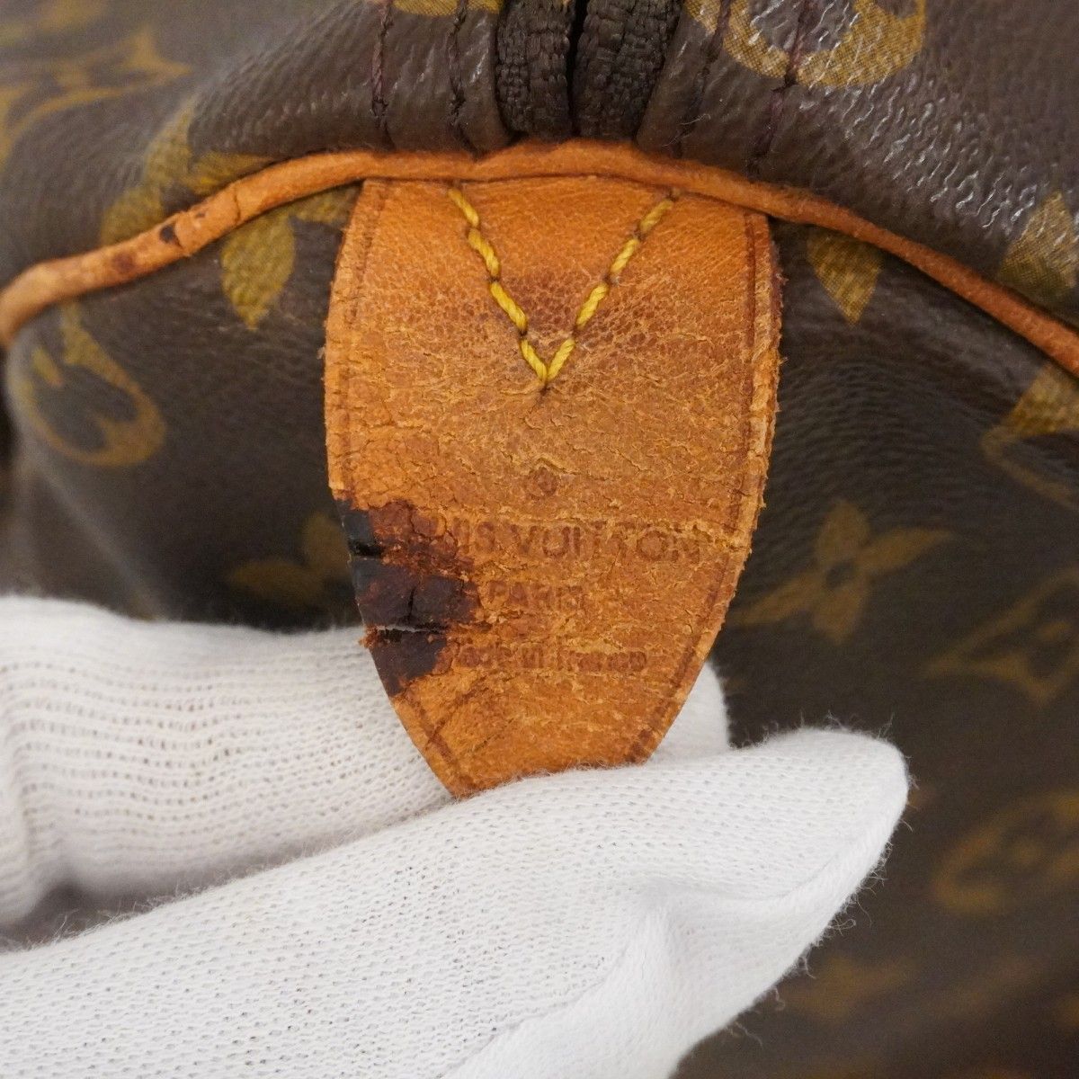 Louis Vuitton Boston Bag Monogram Keepall 50 Brown — view 5