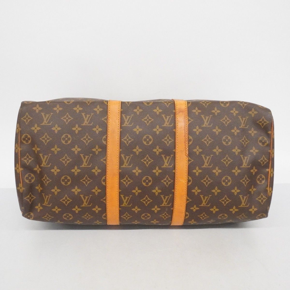 Louis Vuitton Boston Bag Monogram Keepall 50 Brown — view 3