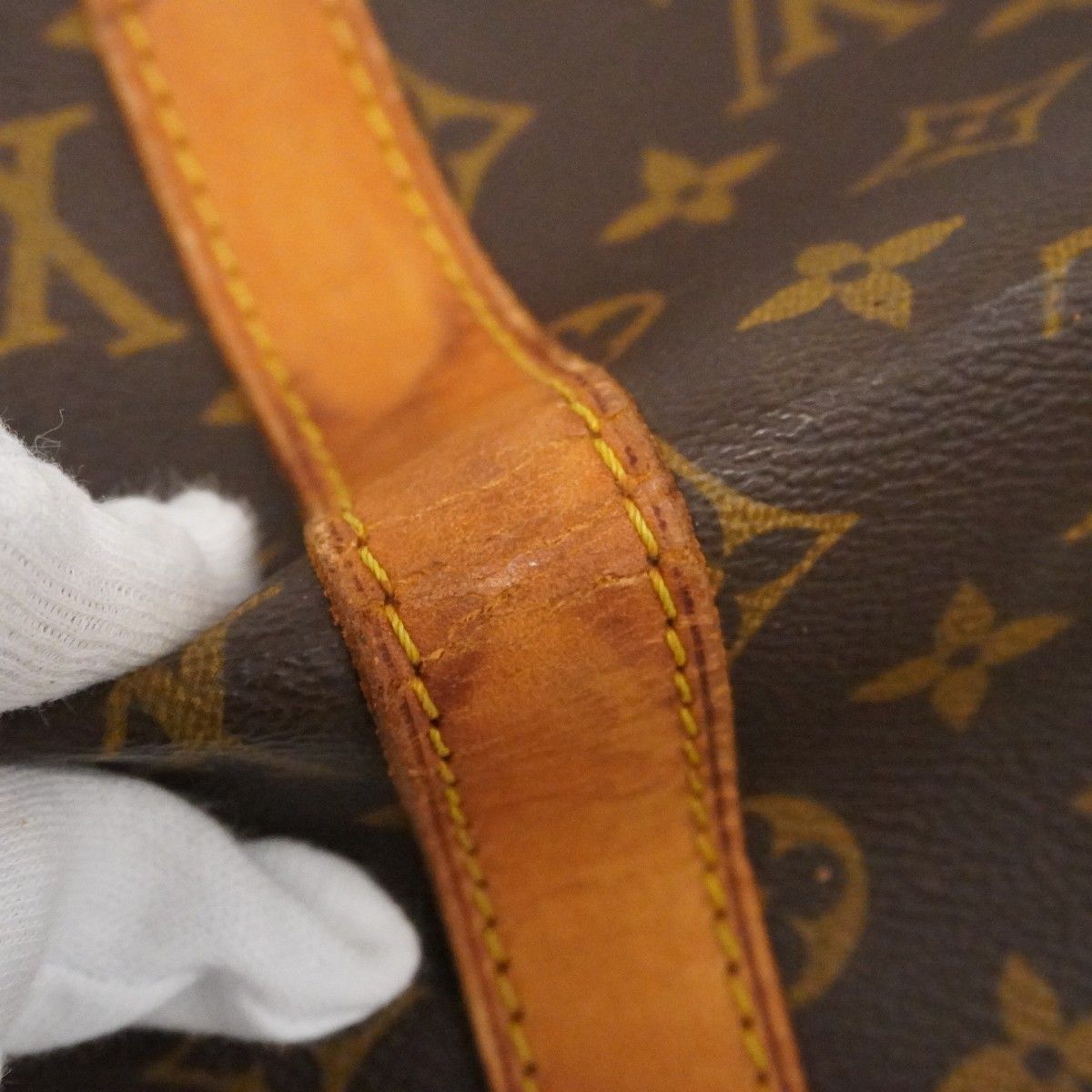 Louis Vuitton Boston Bag Monogram Keepall 50 Brown — view 9