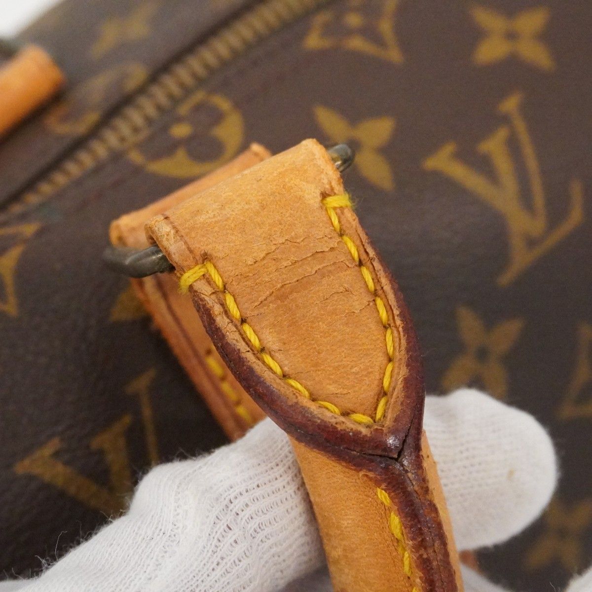 Louis Vuitton Boston Bag Monogram Keepall 50 Brown — view 7
