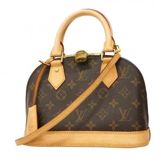 Louis Vuitton Handbag Monogram Alma BB Brown 2-Way