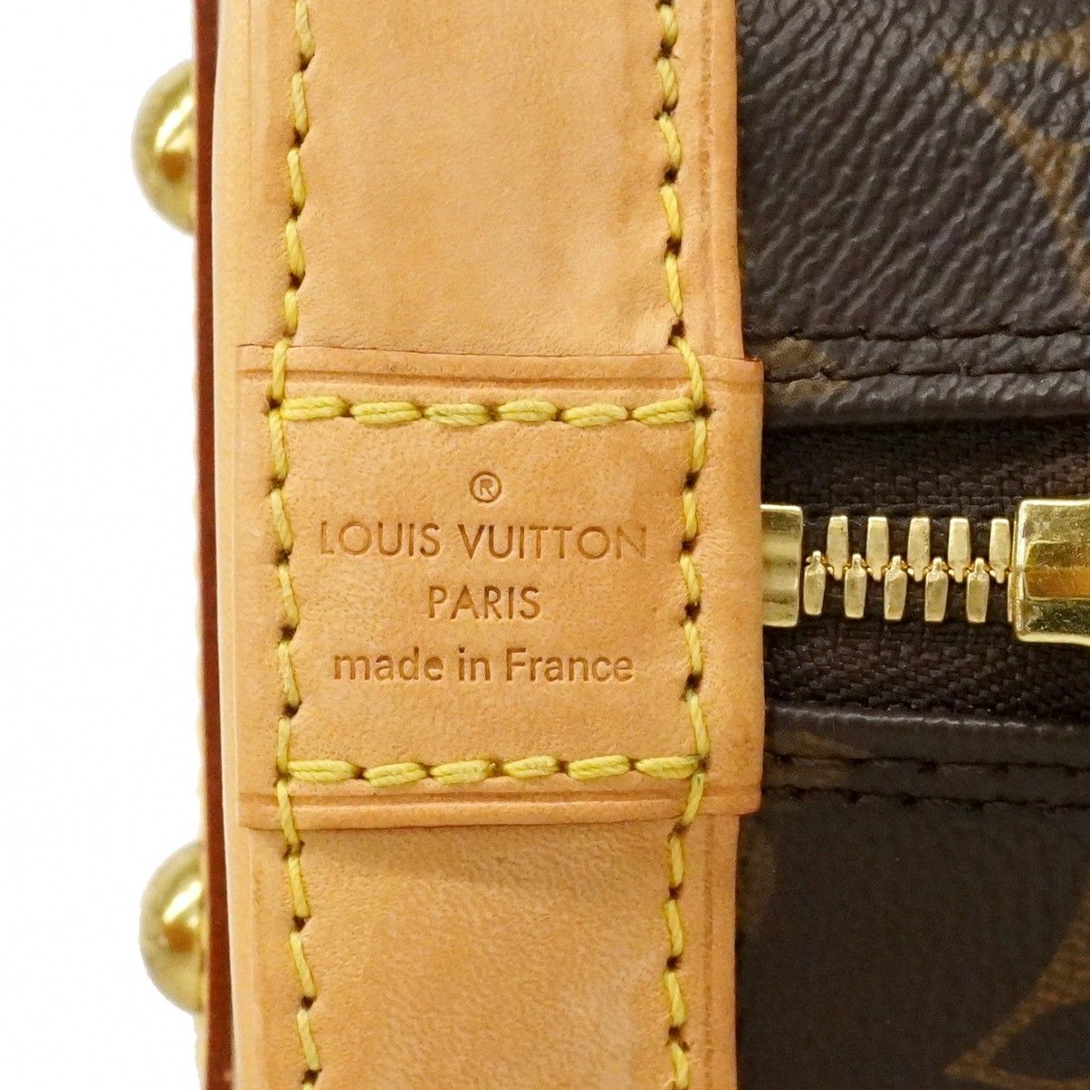 Louis Vuitton Handbag Monogram Alma BB Brown 2-Way — view 5