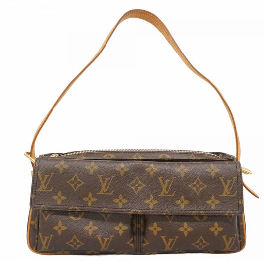 Louis Vuitton Shoulder Bag Monogram Viva Cite MM Brown