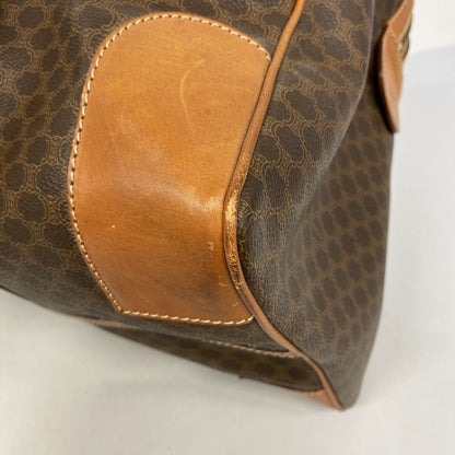 Celine Boston Bag Macadam Brown Gold — view 6