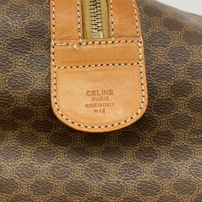 Celine Boston Bag Macadam Brown Gold — view 5