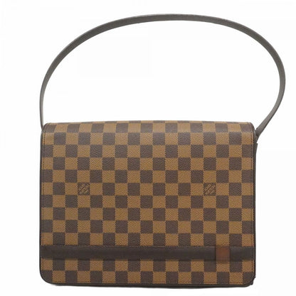 Louis Vuitton Shoulder Bag Damier Tribeca Carre Ebene