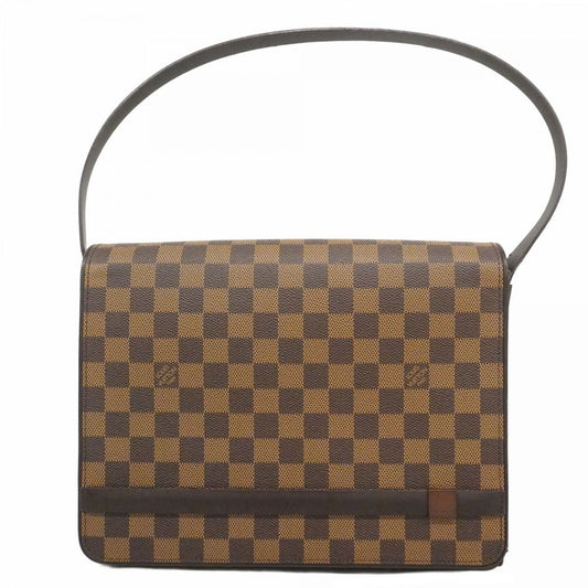 Louis Vuitton Shoulder Bag Damier Tribeca Carre Ebene