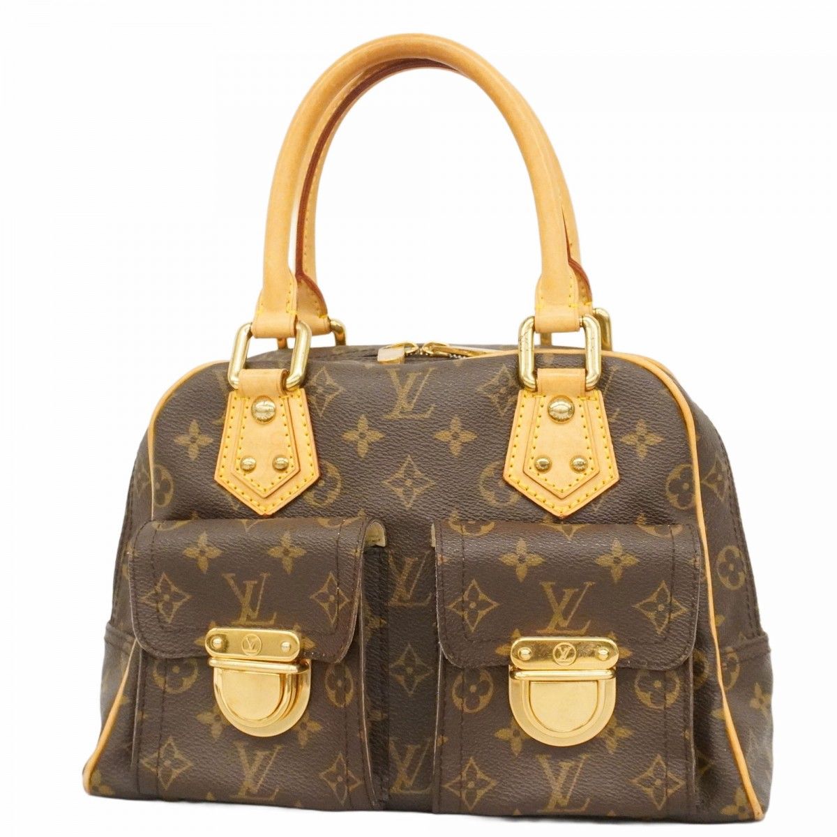 Louis Vuitton Handbag Monogram Manhattan PM Brown