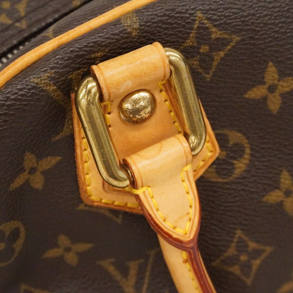Louis Vuitton Handbag Monogram Manhattan PM Brown — view 9