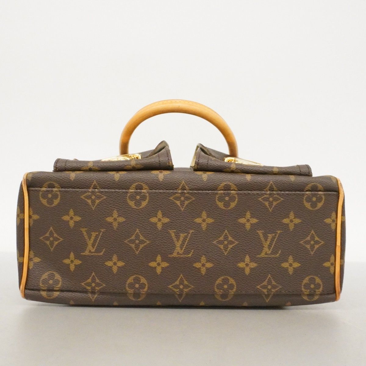 Louis Vuitton Handbag Monogram Manhattan PM Brown — view 3