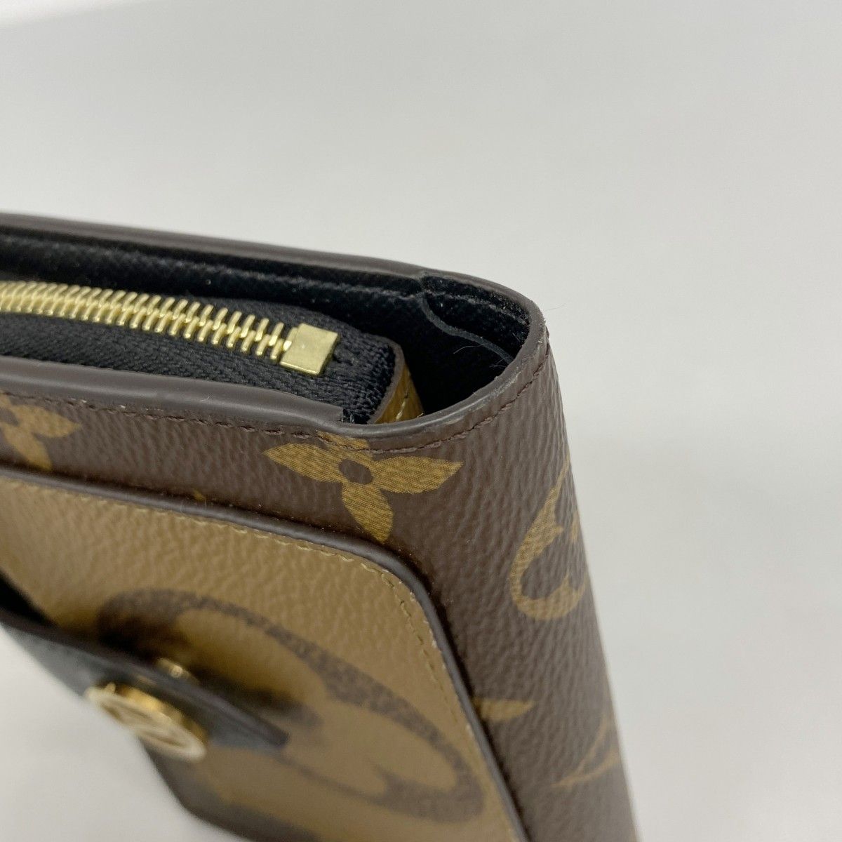 Louis Vuitton Wallet Monogram Reverse Portefeuille Juliette Brown — view 6