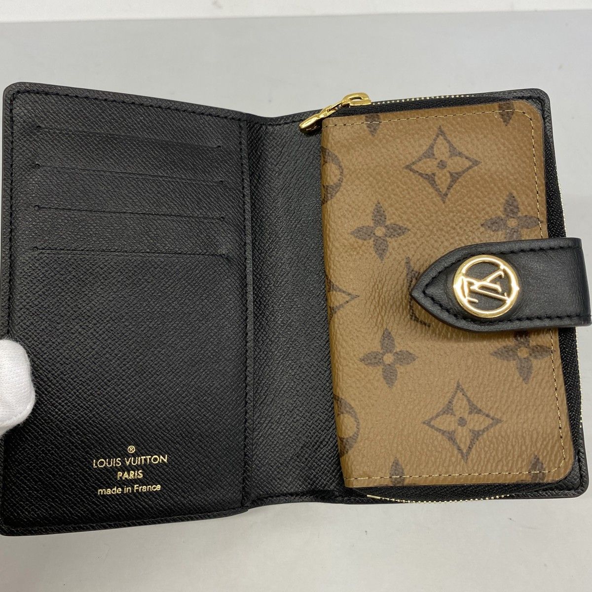 Louis Vuitton Wallet Monogram Reverse Portefeuille Juliette Brown — view 3