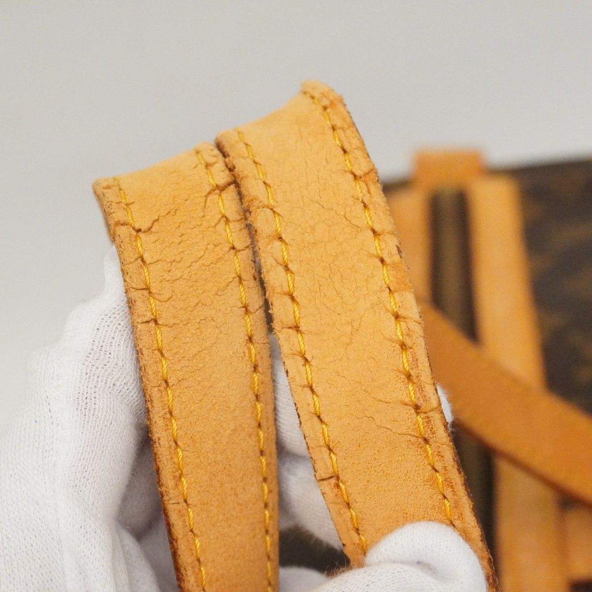 Louis Vuitton Boston Bag Monogram Sac Spool 55 Brown — view 6
