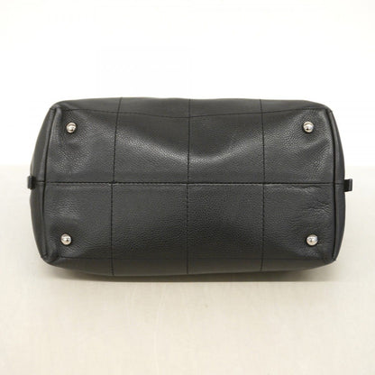 Chanel Handbag Choco Bar Leather Black Silver — view 3