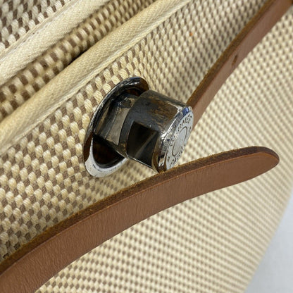 Hermes Backpack Herbag a Dos PM Toile GM Natural Silver — view 6