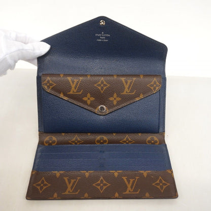 Louis Vuitton Trifold Wallet Monogram Epi Portefeuille Marie le Long Andigo Blue — view 4