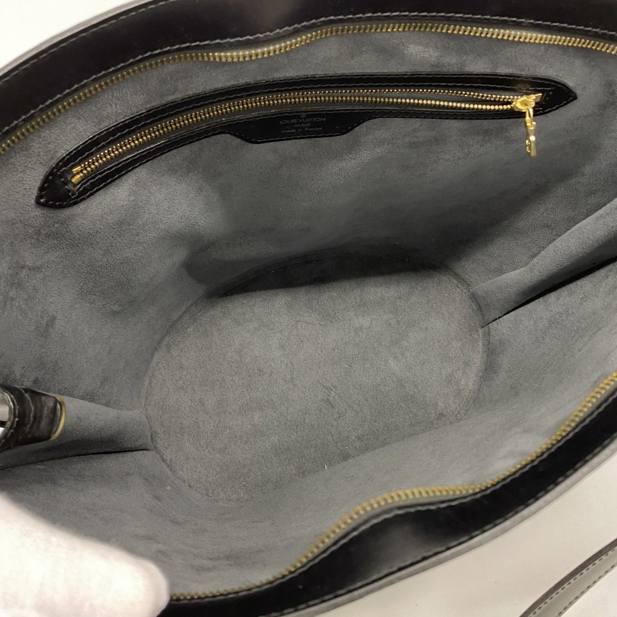 Louis Vuitton Shoulder Bag Epi Saint Jacques Shopping Noir — view 4