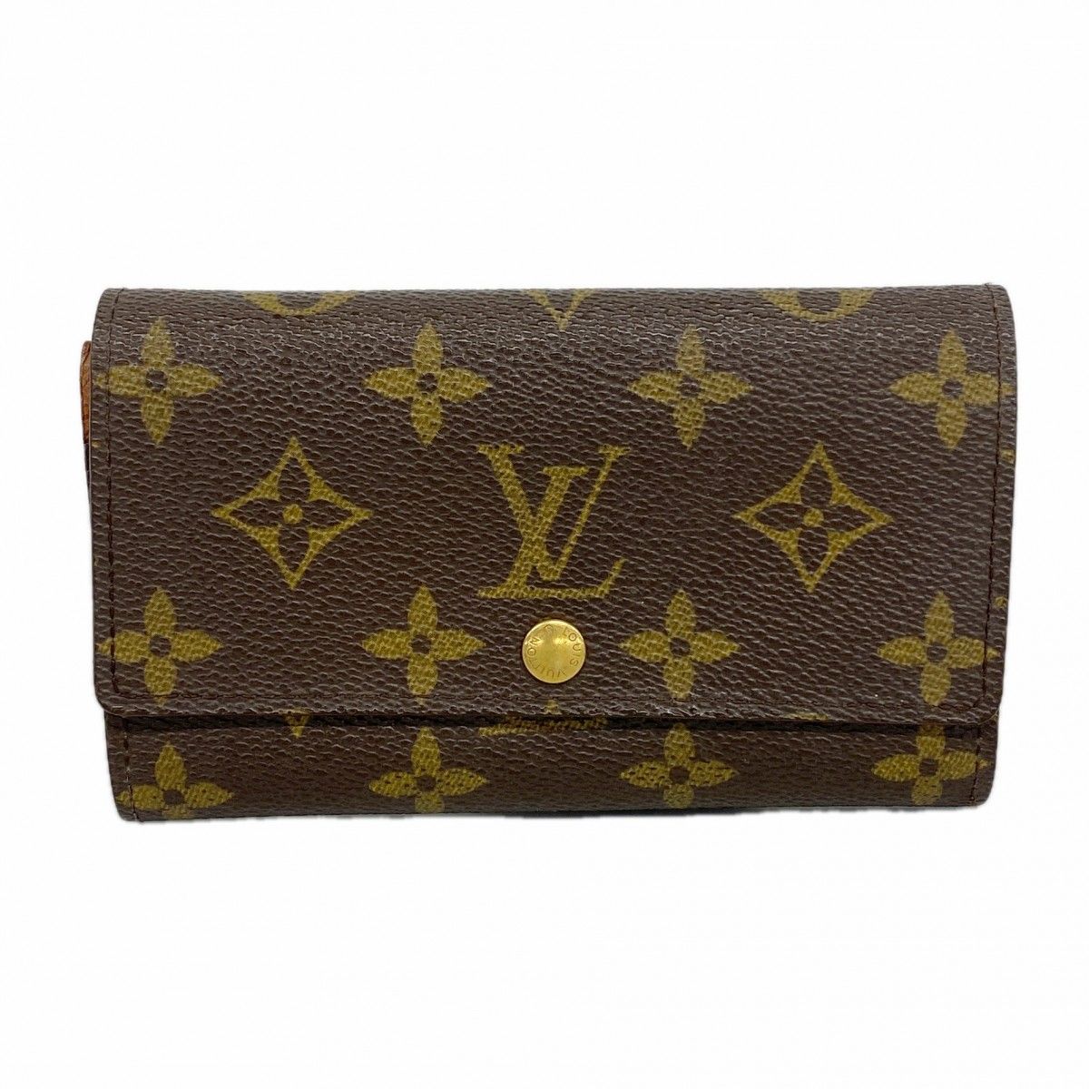 Louis Vuitton Key Holder Monogram Porte-Monnaie Gip Brown