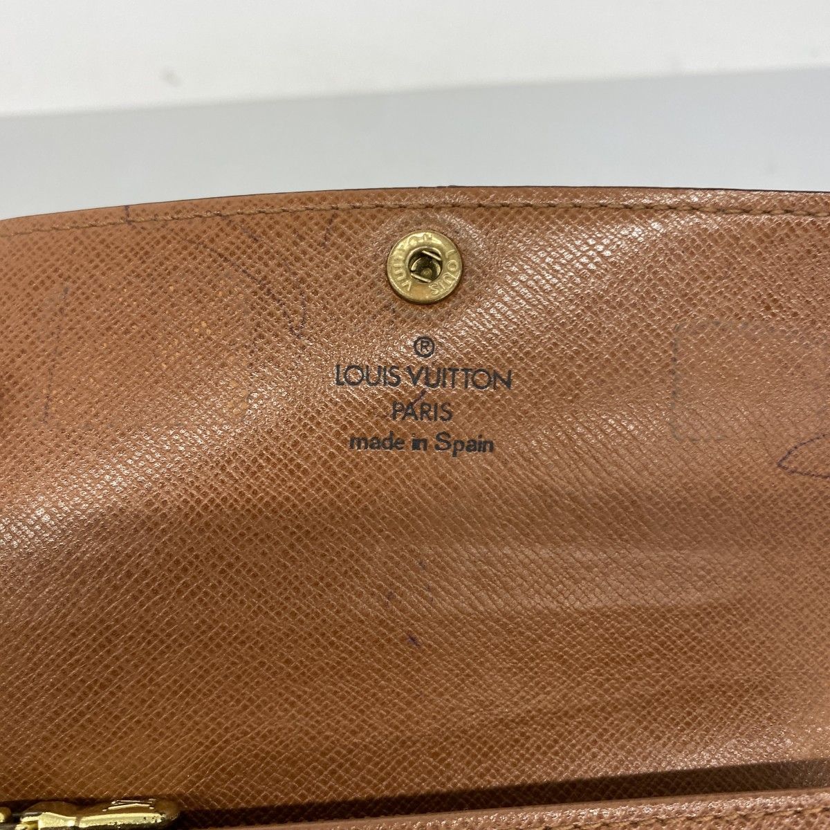 Louis Vuitton Key Holder Monogram Porte-Monnaie Gip Brown — view 4