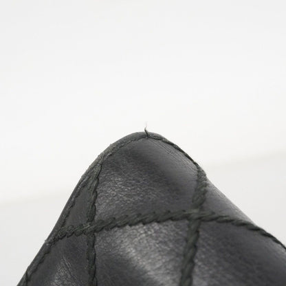 Chanel Wallet Wild Stitch Lambskin Black Silver — view 7