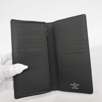 Louis Vuitton Wallet Monogram Eclipse Split Portefeuille Brazza Black Silver — view 3