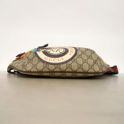 Gucci Waist Bag GG Supreme Sherry Line Brown Gold — view 3