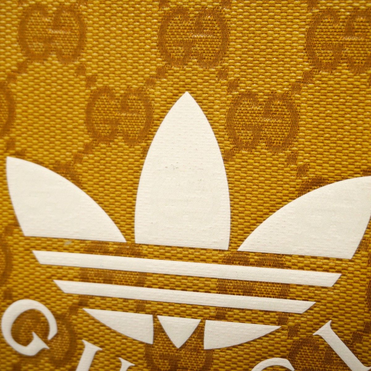 Gucci Smartphone Shoulder GG Crystal Adidas Brown Gold — view 8