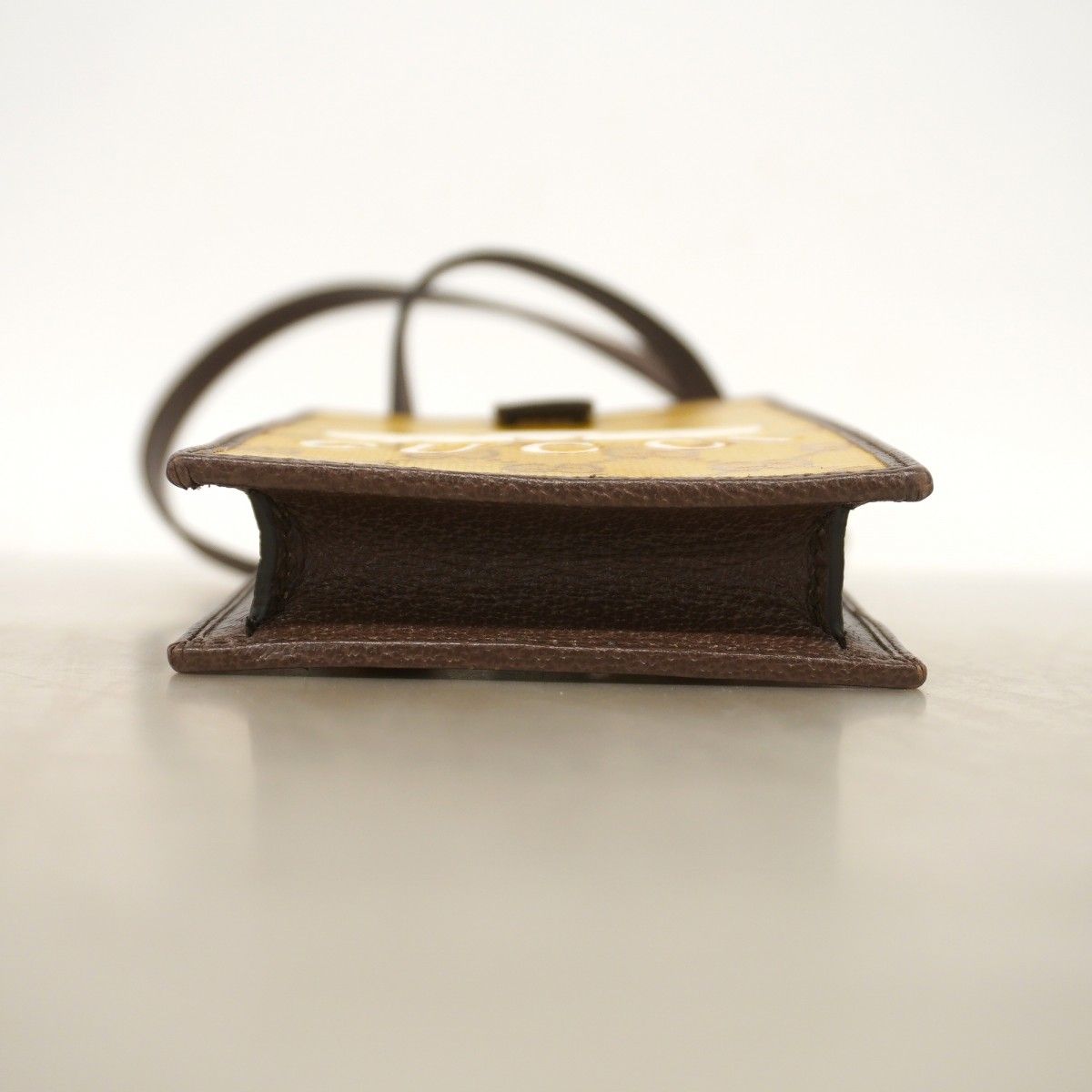 Gucci Smartphone Shoulder GG Crystal Adidas Brown Gold — view 3