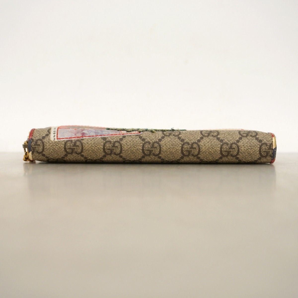 Gucci Wallet GG Supreme Brown Gold — view 3