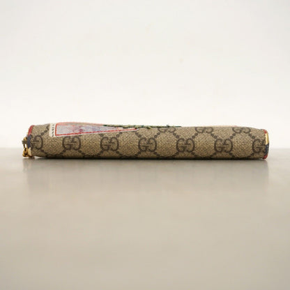 Gucci Wallet GG Supreme Brown Gold — view 3
