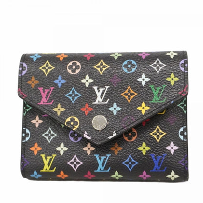 Louis Vuitton Trifold Wallet Monogram Multicolor Portefeuille Victorine Noir