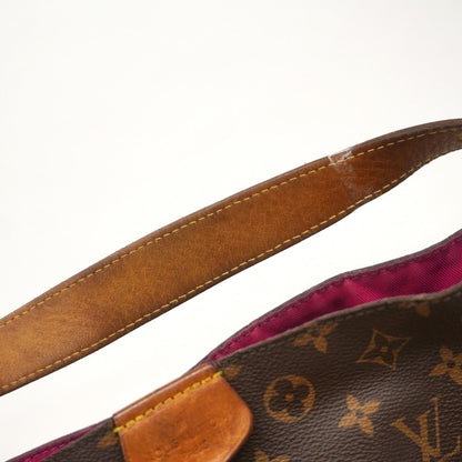 Louis Vuitton Handbag Monogram Gray Souffle MM Pivoine — view 7