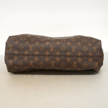 Louis Vuitton Handbag Monogram Gray Souffle MM Pivoine — view 3