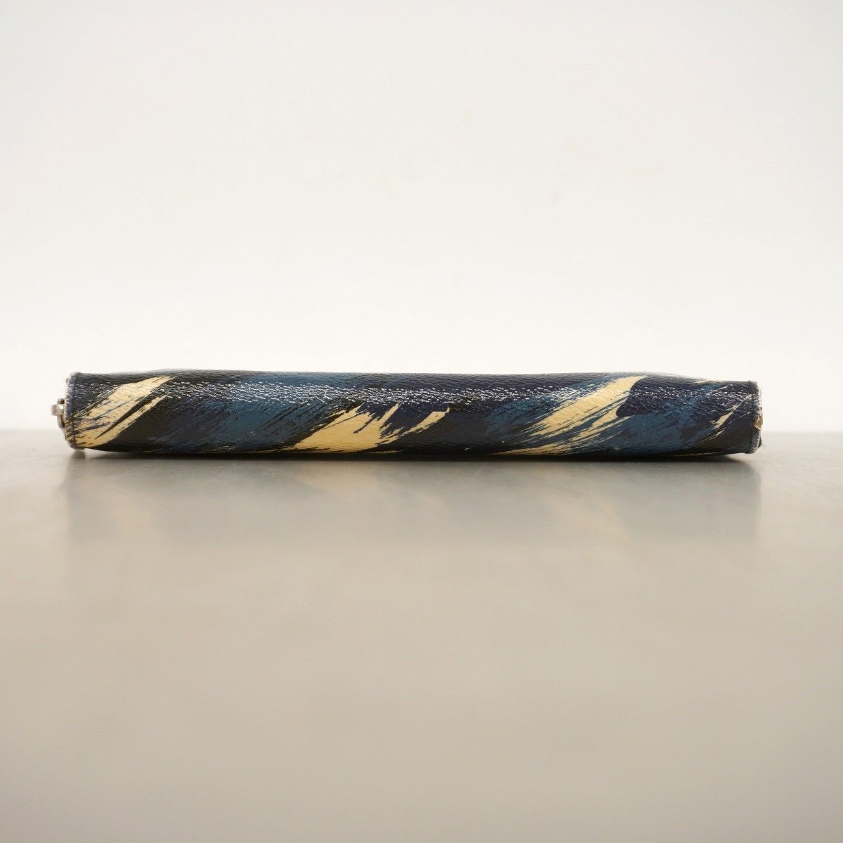 Louis Vuitton Wallet Camouflage Zippy Organizer Black Blue — view 3